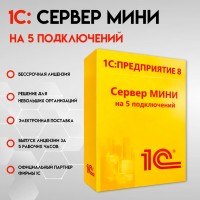1С Предприятие 8.3. Сервер МИНИ на 5 подключений. Электронная поставка
