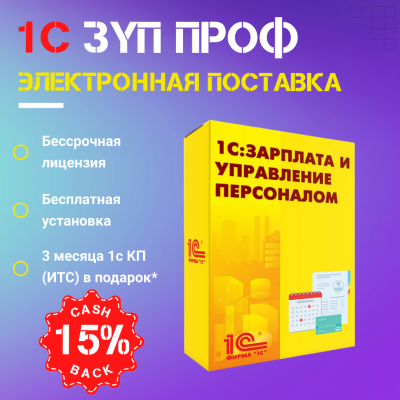 1С:Зарплата и управление персоналом 8 ПРОФ. Электронная поставка